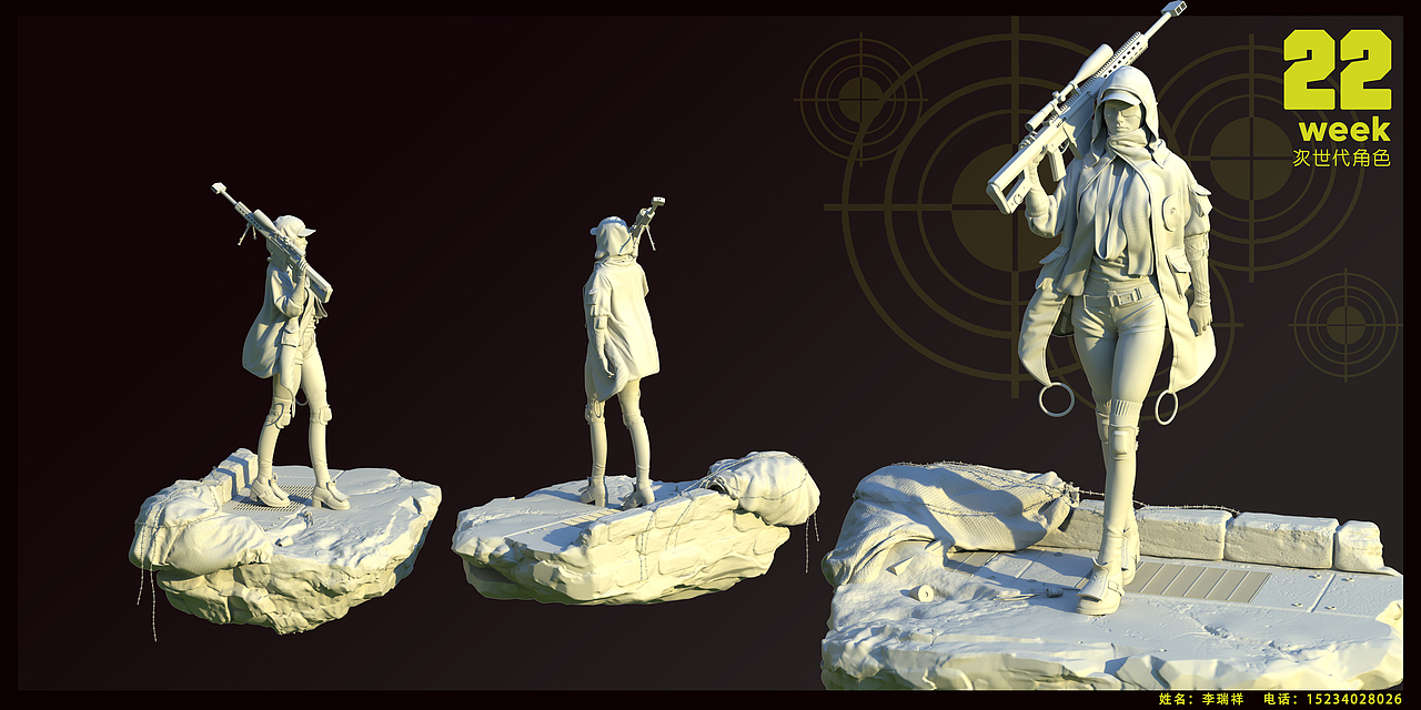 次世代游戏角色（图ZMjI3NzU2MjY4） - 人物/生物 - 站酷设计师阿瑞X原创素材 - 站酷ZCOOL