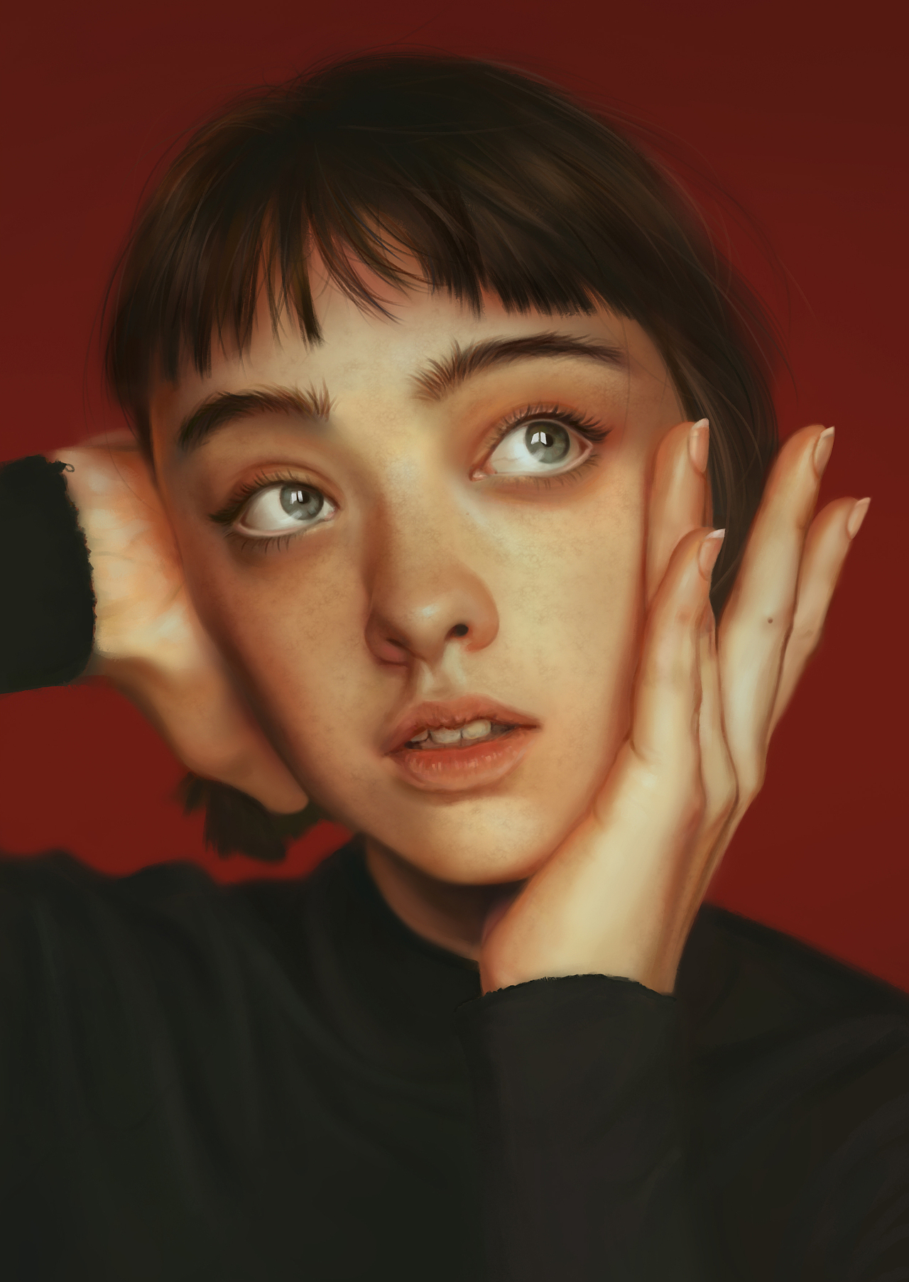 【照片写生】色彩肖像插画（图ZMjcyNDI5MjA0） - 商业插画 - 站酷设计师MUX工作室原创素材 - 站酷ZCOOL