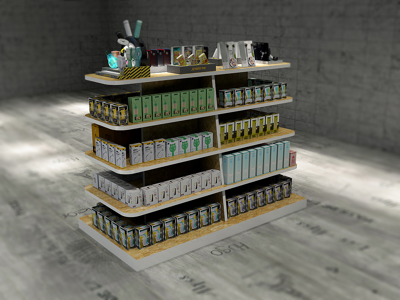 数码潮品展示柜