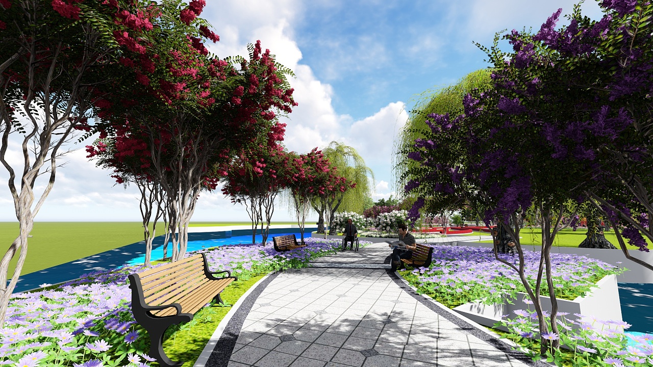 滨水公园景观设计lu