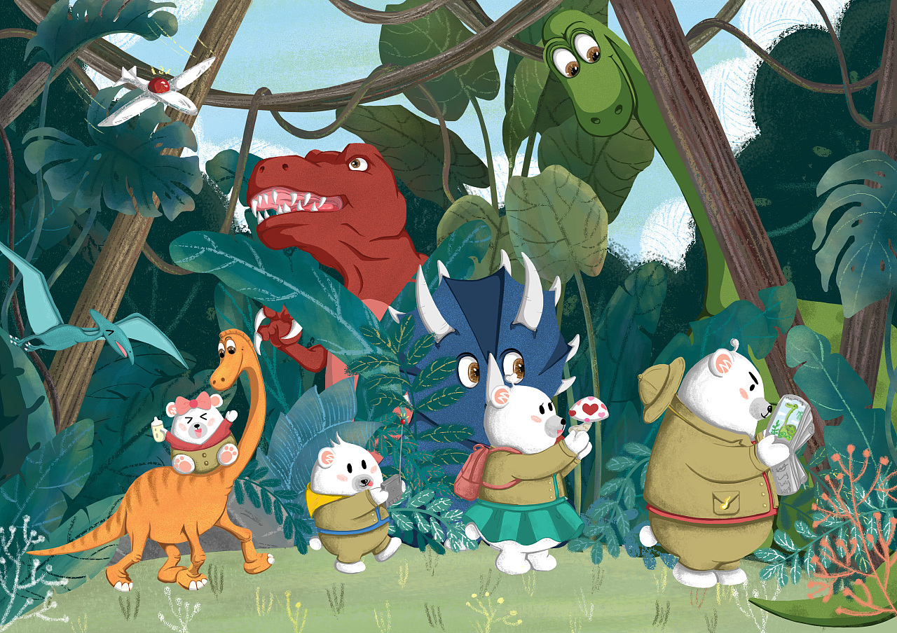 这是你的熊小美 midea family 一家化身为勇敢的探索冒险队 走进森林