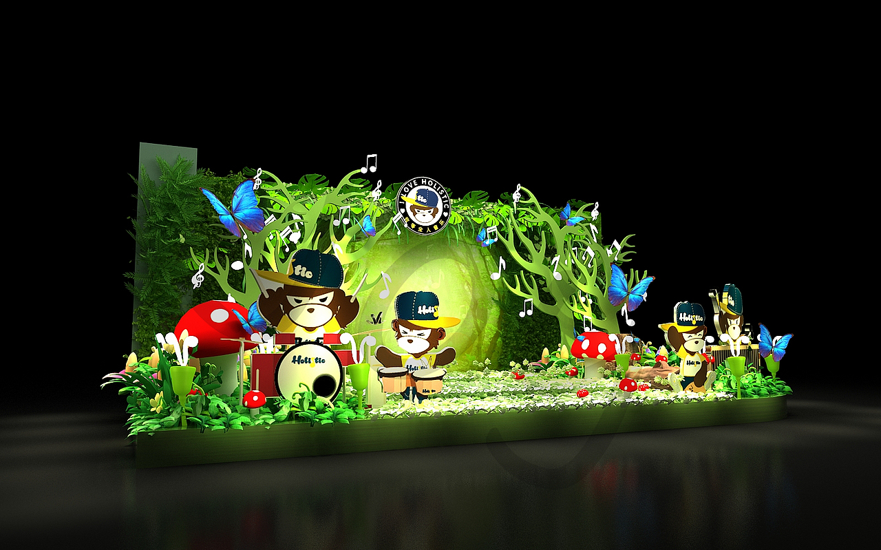 美陈装饰（图ZMjU0MzQxODU2） - 其他三维 - 站酷设计师P2h1原创素材 - 站酷ZCOOL