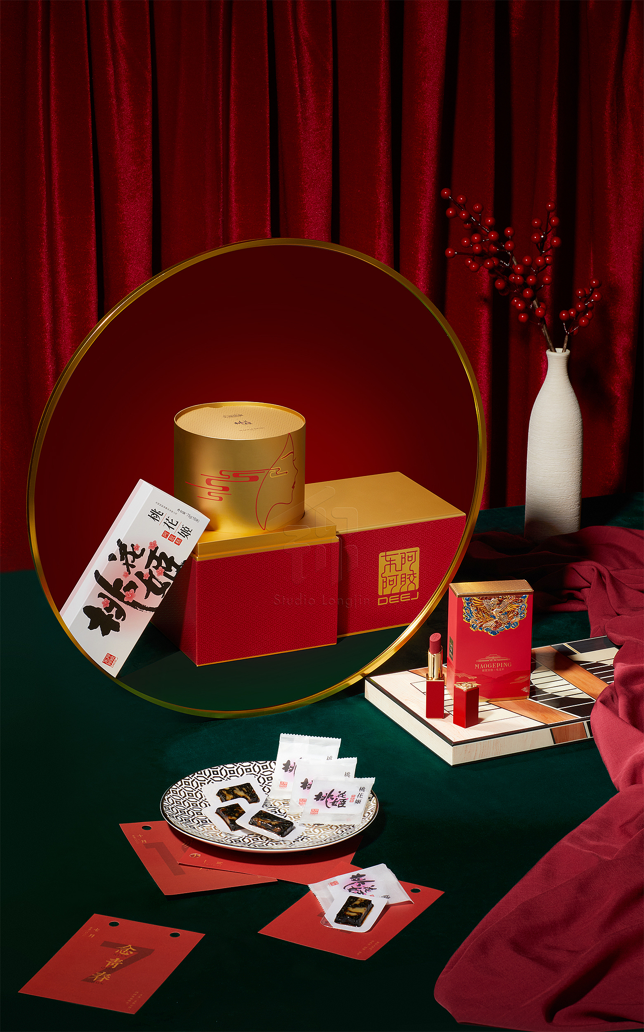 毛戈平×東阿阿膠（圖ZMjM3NTA0NDUy） - 產(chǎn)品攝影 - 站酷設(shè)計(jì)師杭州舉袖為云原創(chuàng)素材 - 站酷ZCOOL