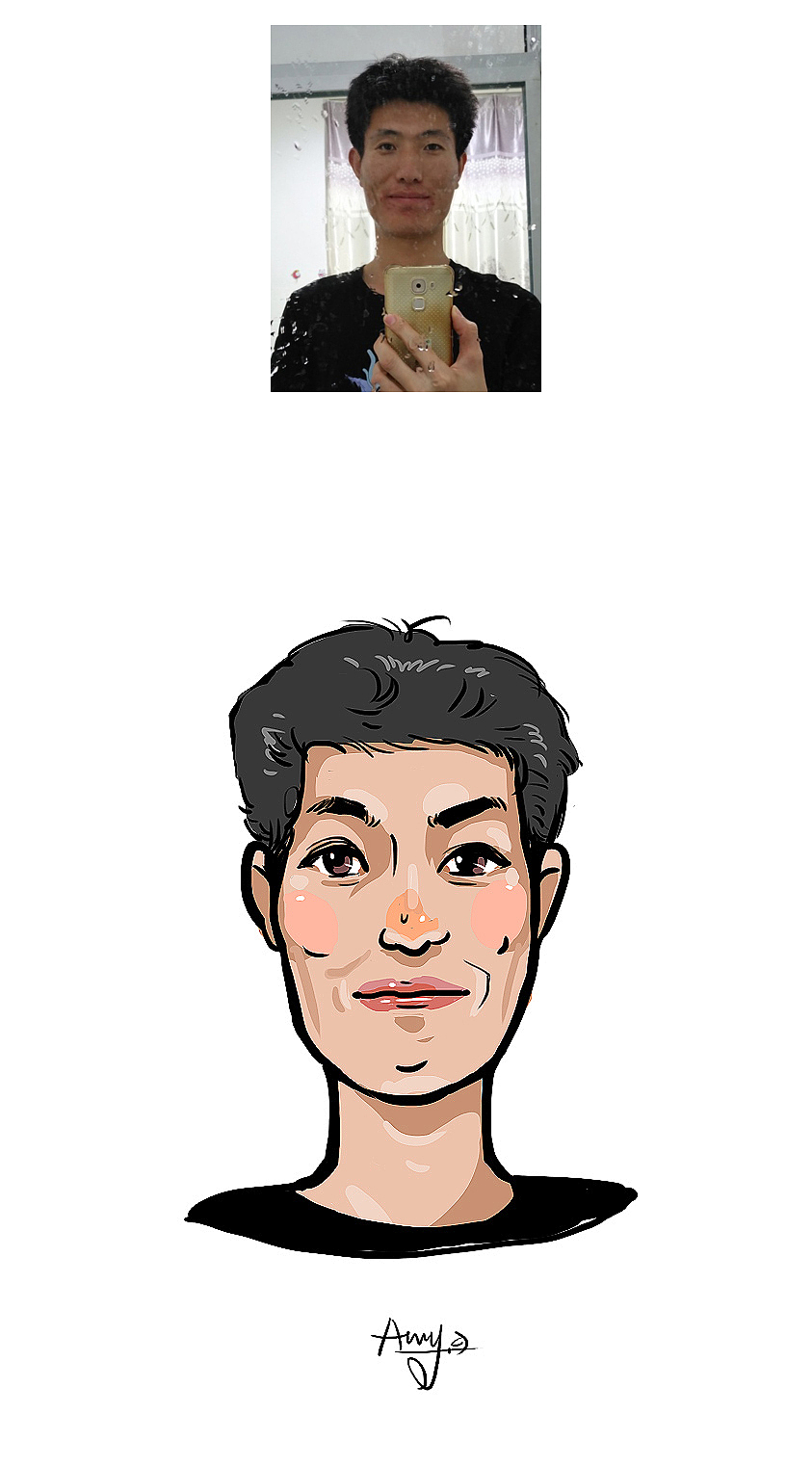 最近的(2018.5~6月)头像绘 by Amy.a