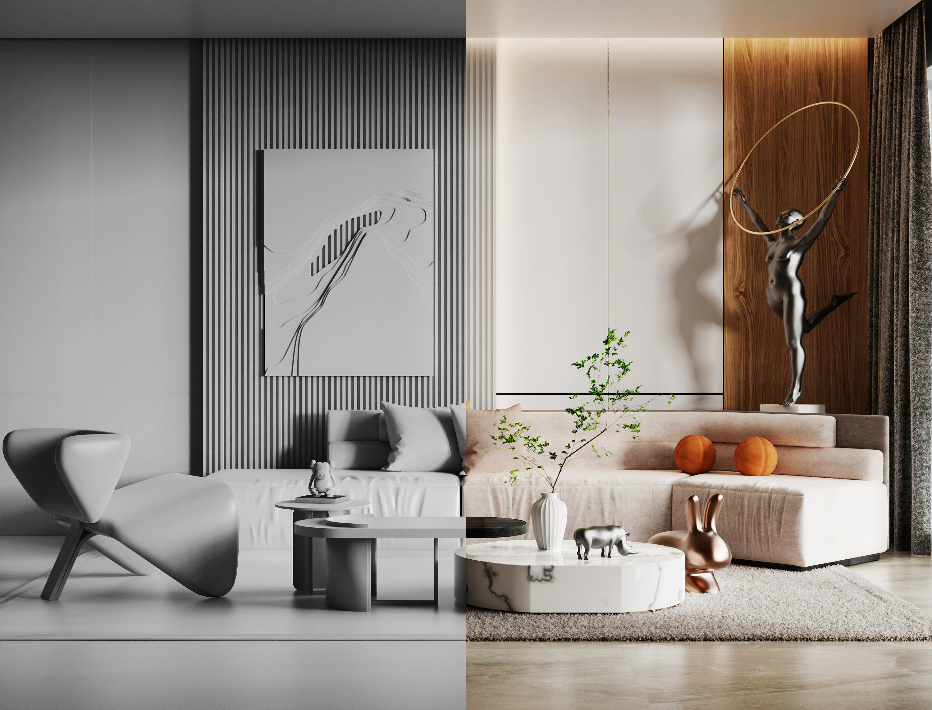 室内渲染|空间|家装设计|我自行车呢 - 临摹作品 - 站酷 (zcool)