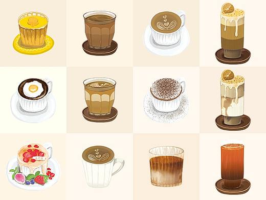 饮品系列——咖啡手绘(一)