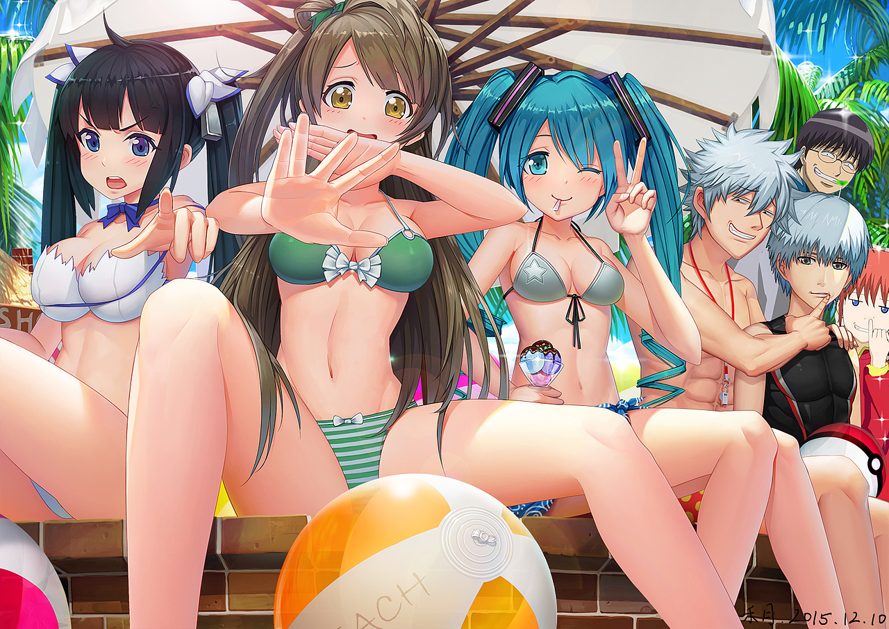 《真.泳池福利》禾月CG学院作品附带教程（图ZMzg0ODk2ODQ=） - 商业插画 - 站酷设计师禾月原创素材 - 站酷ZCOOL