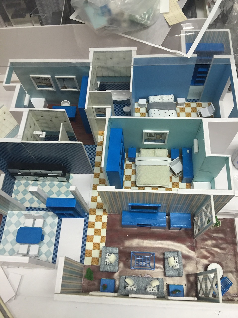 室内模型+展厅模型