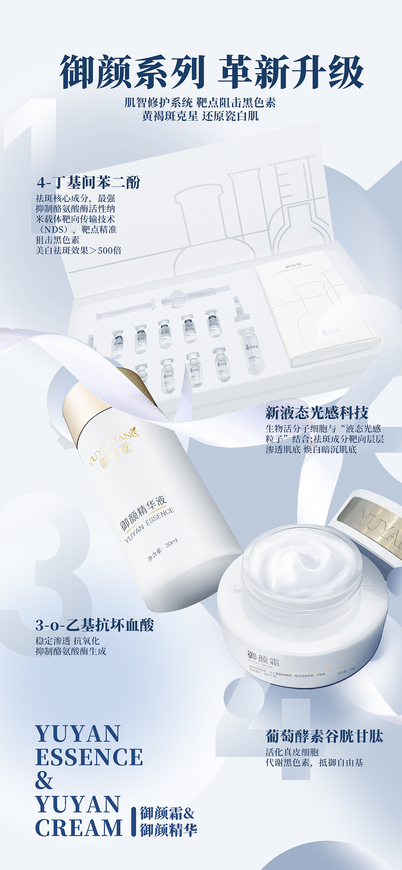 新品包装&产品精修——祛斑霜&祛斑精华