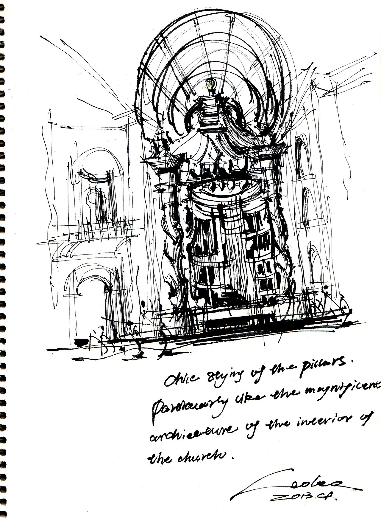 梵蒂冈建筑之行 二（图ZODkzNTYyMA==） - 商业插画 - 站酷设计师LEEZENGRUI原创素材 - 站酷ZCOOL