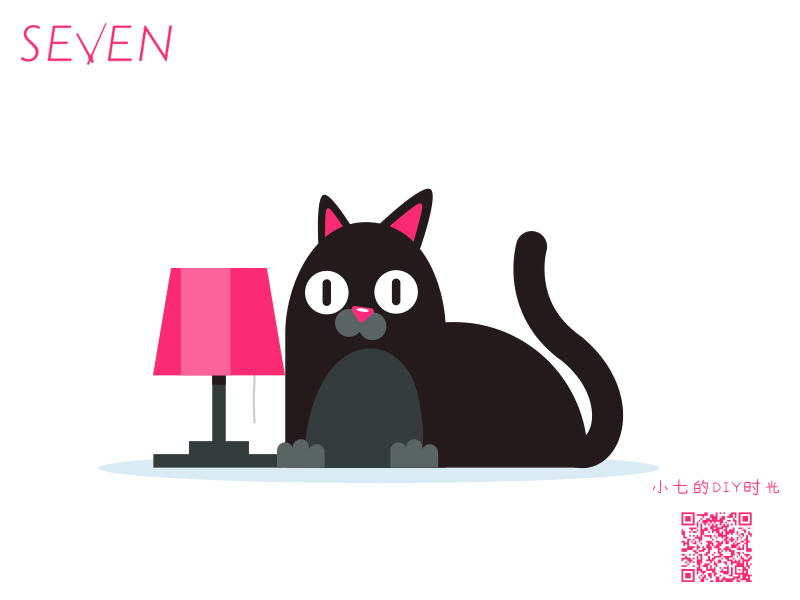 【20190107】小七日签DAY189《黑猫酱》