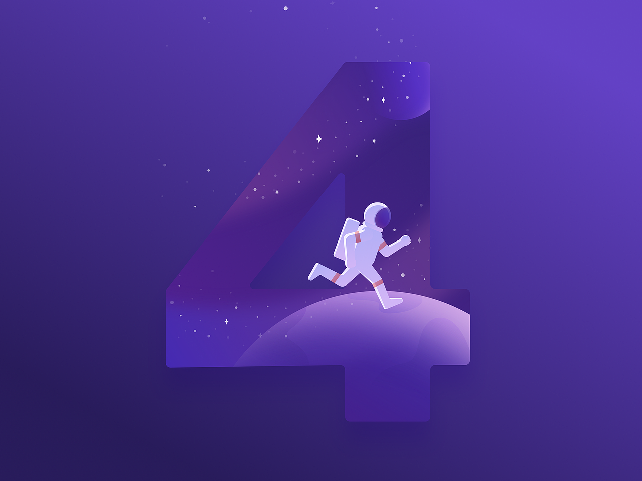 數(shù)字0-9太空主題插畫設(shè)計(jì)（圖ZMTU4NDE2MDMy） - 藝術(shù)插畫 - 站酷設(shè)計(jì)師Summer0312原創(chuàng)素材 - 站酷ZCOOL