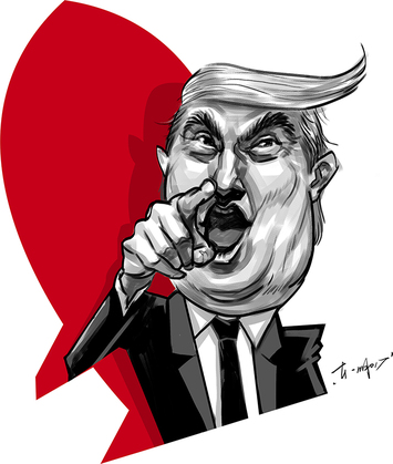 懂王真的太抽象了 - 特朗普漫画设计合辑