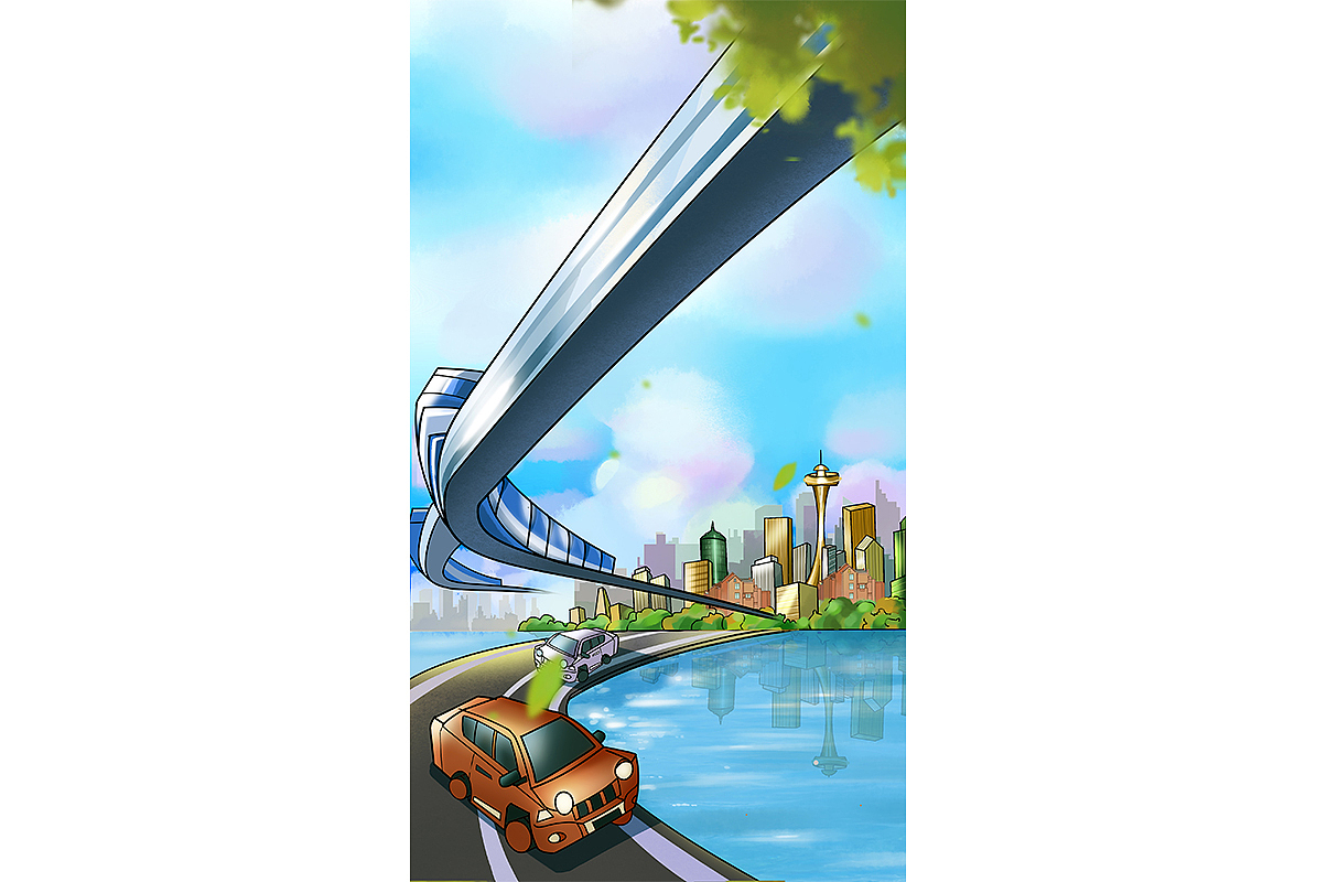 插画与设计|插画|商业插画|高速公路的阿瑜_原创作品-站酷zcool