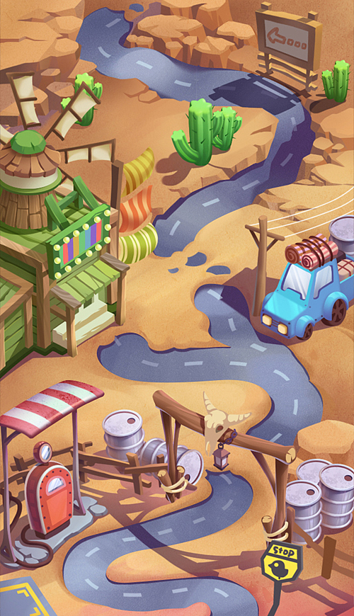 q版游戏地图场景(三)