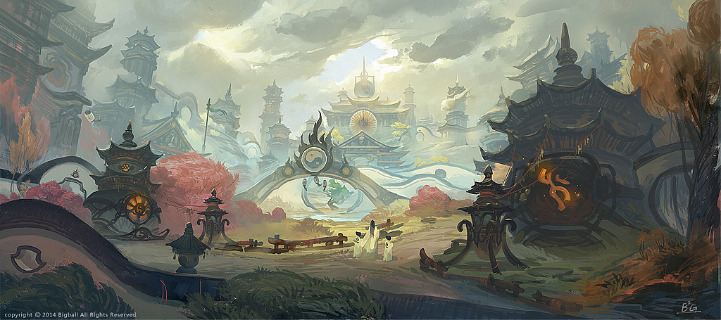 【国风概念插画】（图ZMTk0MjQyOTI=） - 商业插画 - 站酷设计师bigballgao原创素材 - 站酷ZCOOL