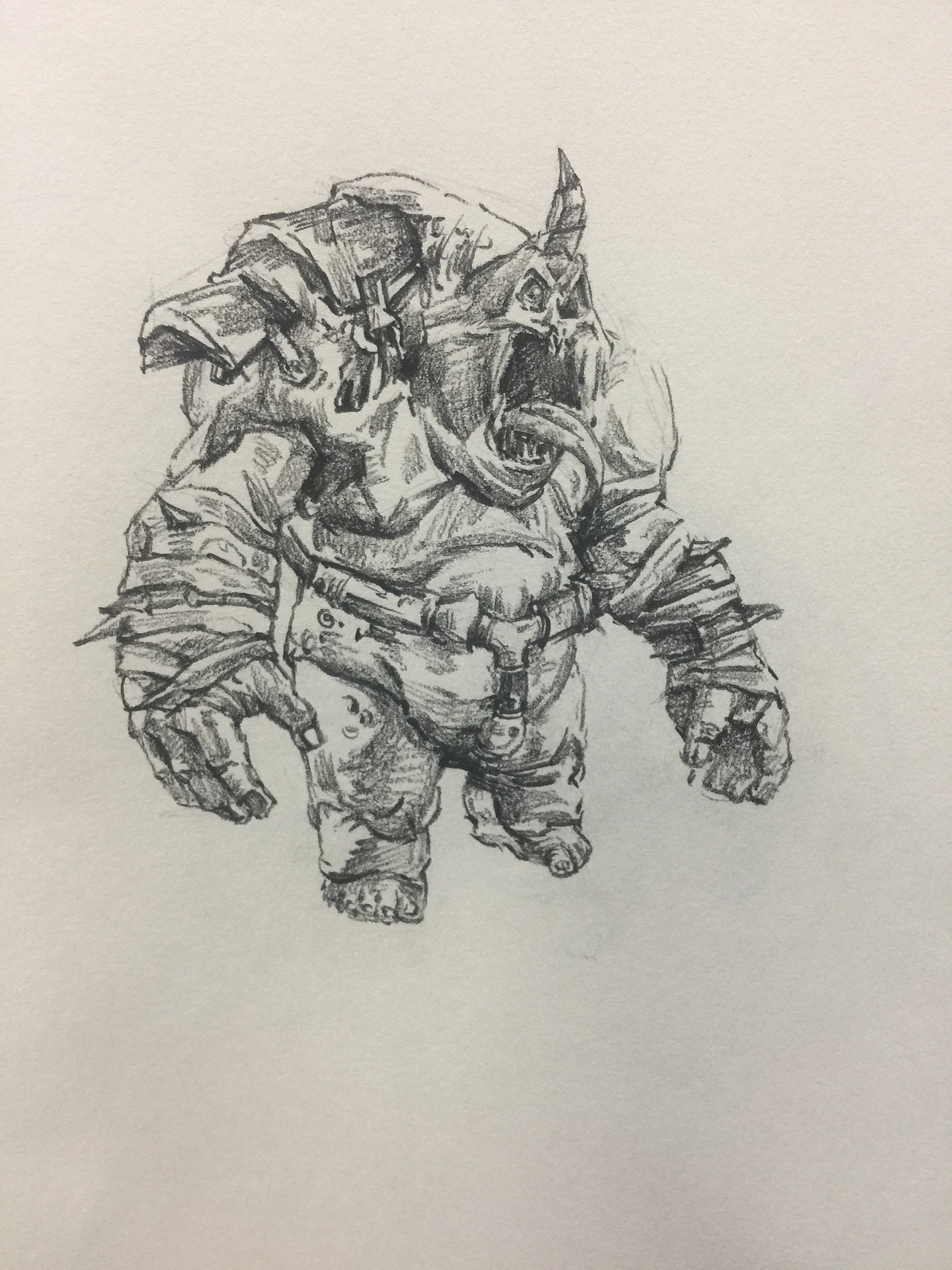 游戏角色速写练习