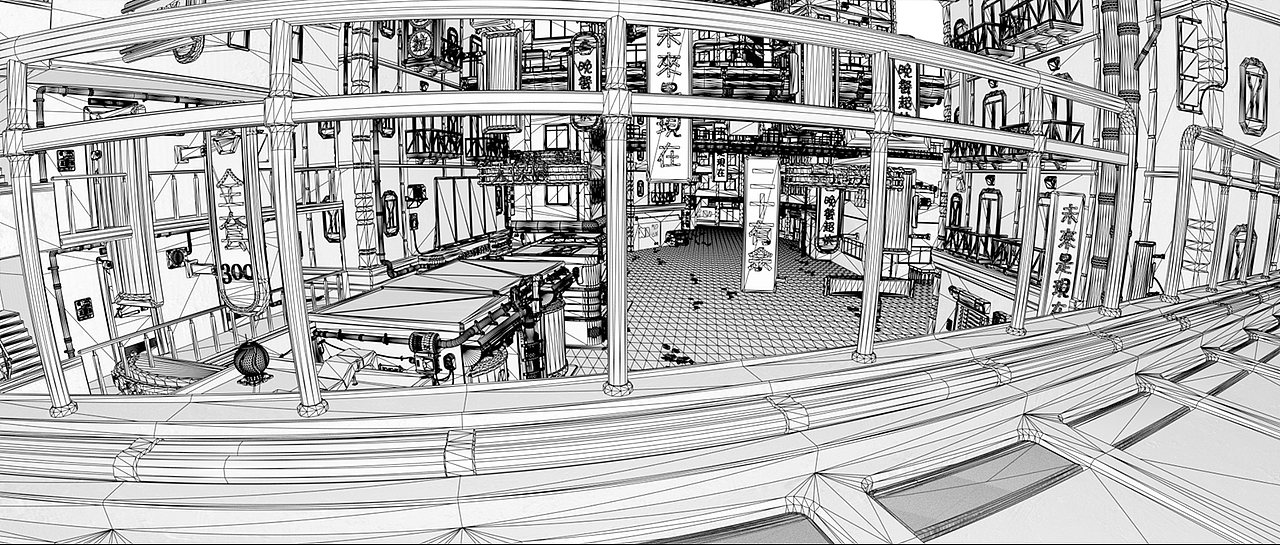 赛博朋克风格练习（图ZMjY1ODUyMjM2） - 场景 - 站酷设计师行世浮生原创素材 - 站酷ZCOOL