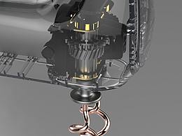 家电产品结构透明之美-渲染电动料理机