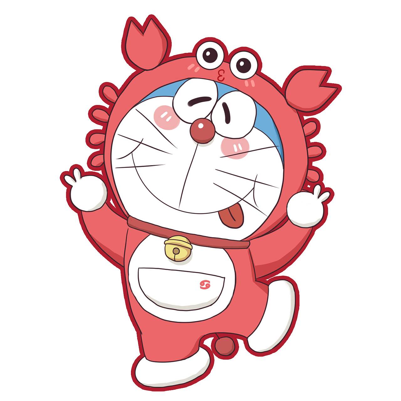 原创哆啦a梦12星座头像系列