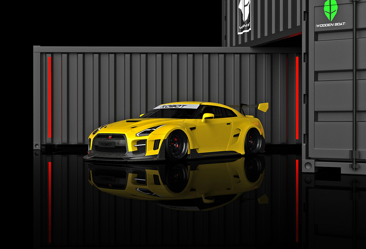 GTR 宽体套件原创设计（图ZMTkxNjA3NjIw） - 交通工具 - 站酷设计师机器人2050原创素材 - 站酷ZCOOL