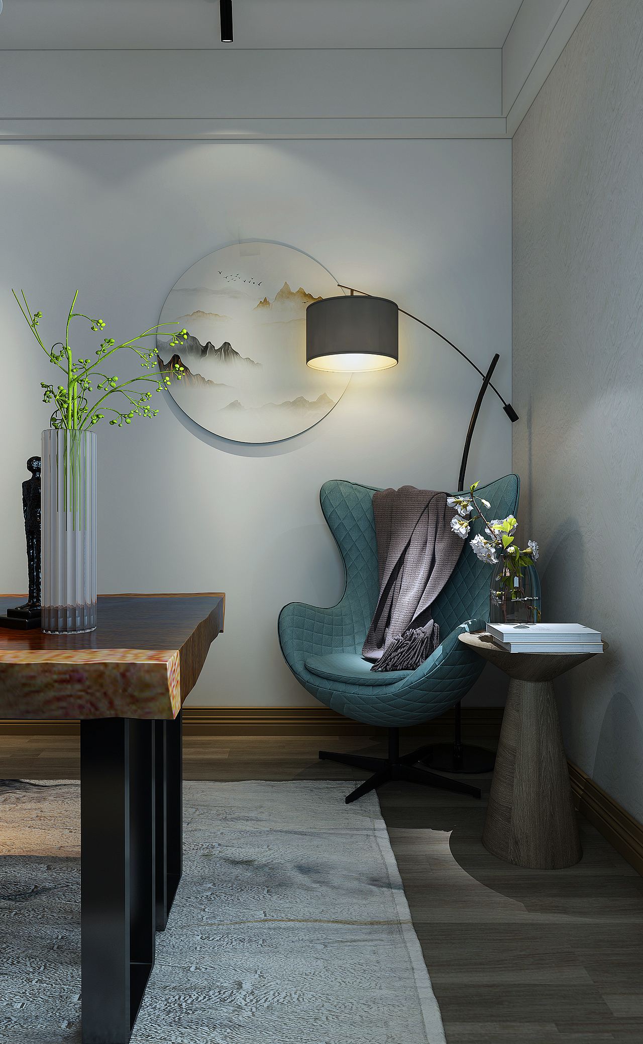 品界空间 | 万花城 新中式 气韵东方（图ZMTUwOTc4MDQw） - 家装设计 - 站酷设计师品界空间装饰原创素材 - 站酷ZCOOL