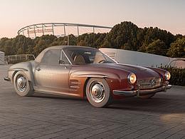 300SL CGI | Back to 1955