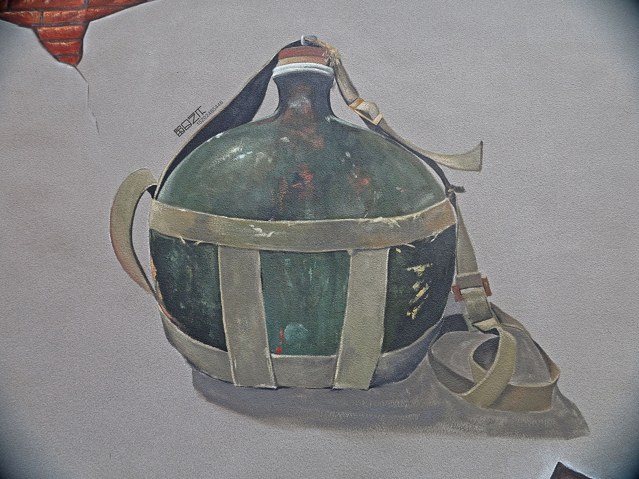 墙绘创作 老物件怀旧手绘壁画|纯艺术|绘画|雷大馆_原创作品-站酷