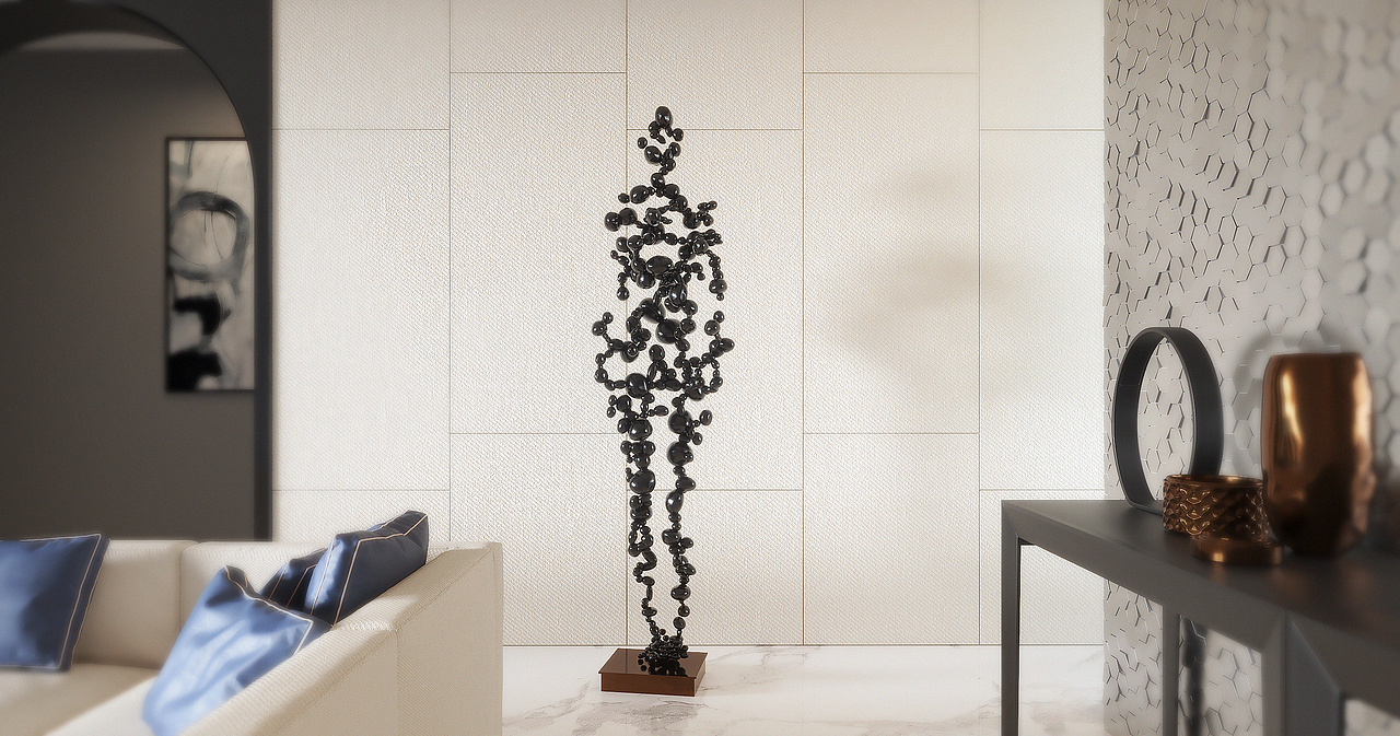 现代海边小别墅-客厅