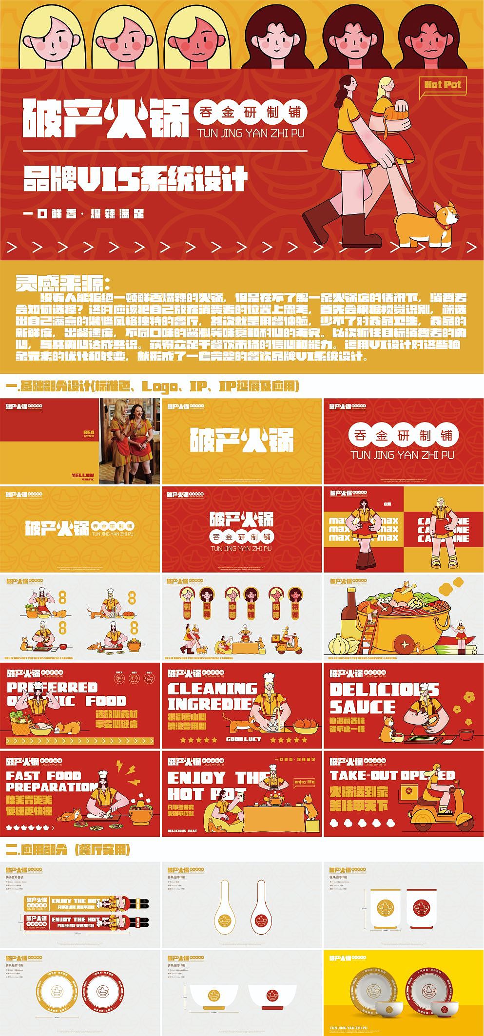 《破产火锅》品牌VIS系统设计（图ZMzIwNzExMjA4） - 品牌 - 站酷设计师静不静不知道原创素材 - 站酷ZCOOL