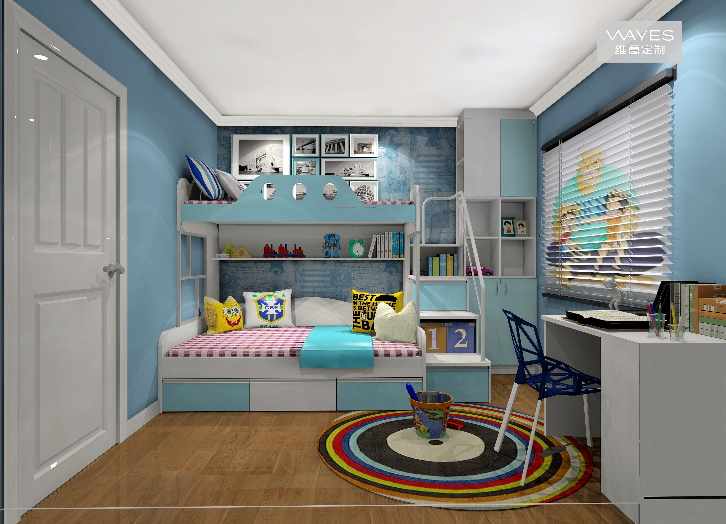 男孩房定制