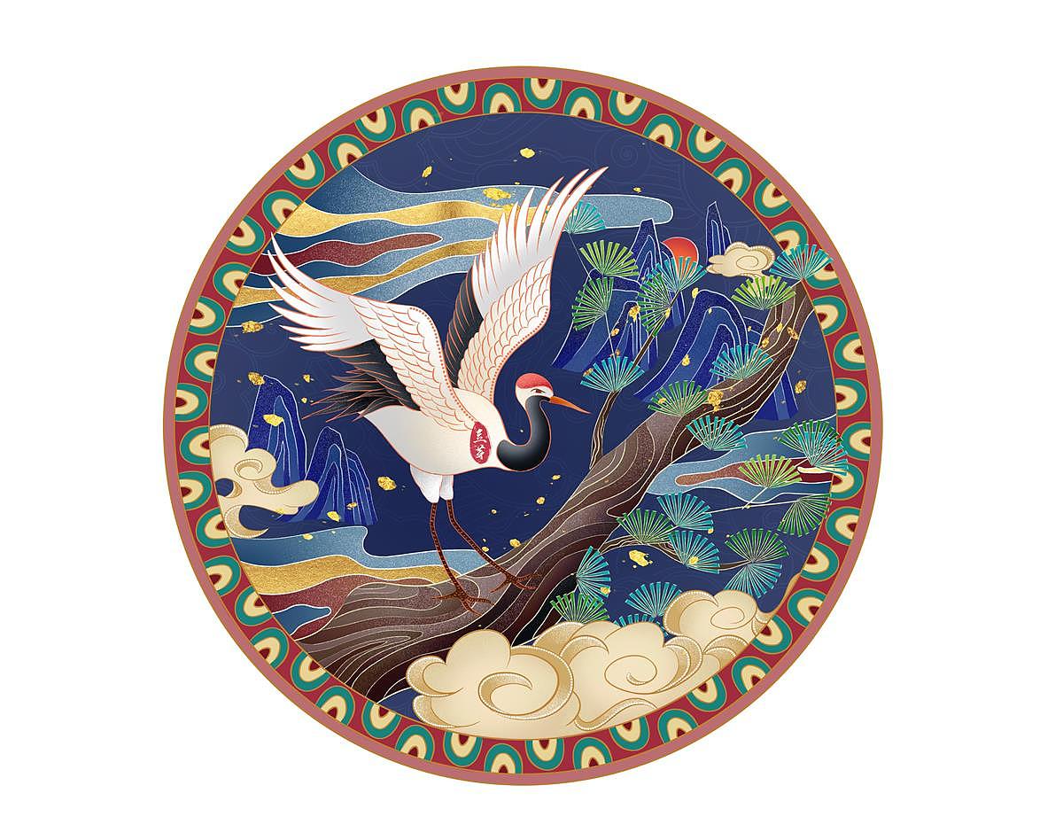 松鹤延年  龟鹤遐寿