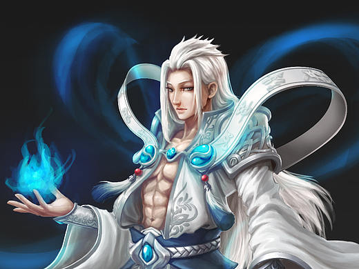 古风玄幻男法师