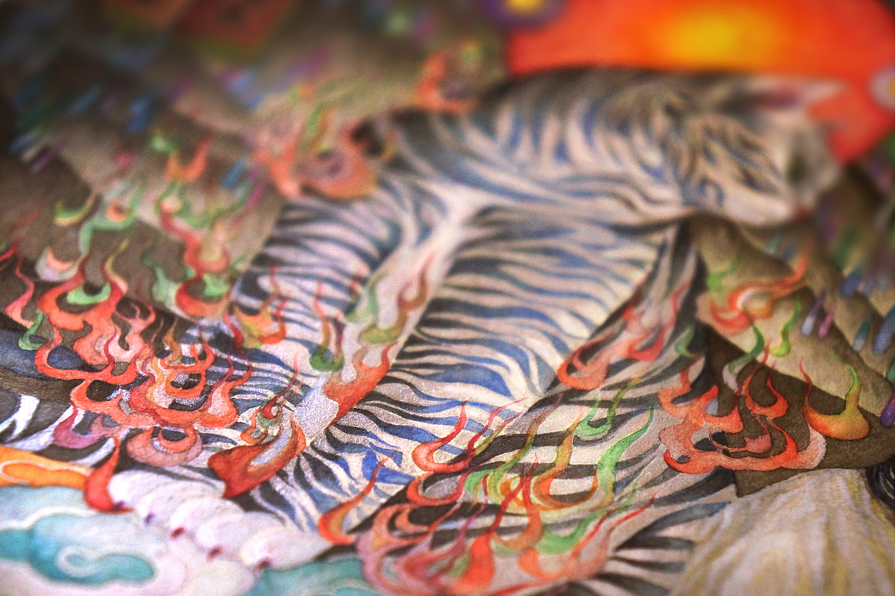 《辟魔终曲.神居》白中南颜彩-人川集