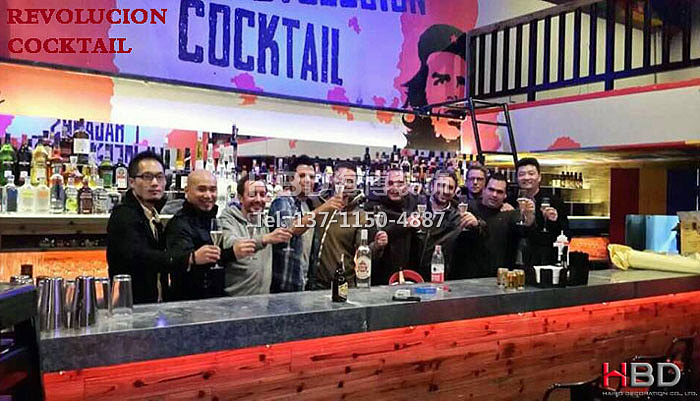 广州珠江新城酒吧设计 广州餐饮设计公司 REVOLUCION COCKTAIL（图ZNjE1MDQ0MTY=） - 家装设计 - 站酷设计师办公室装修lily原创素材 - 站酷ZCOOL