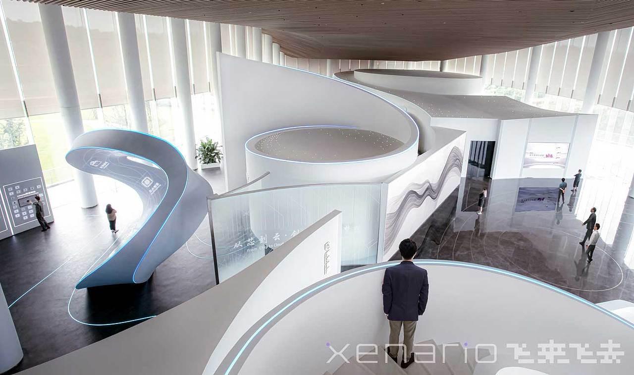 紫光智慧之环展示中心（图ZMjY4Mjc5OTUy） - 展陈设计 - 站酷设计师爱小爱AiAi原创素材 - 站酷ZCOOL