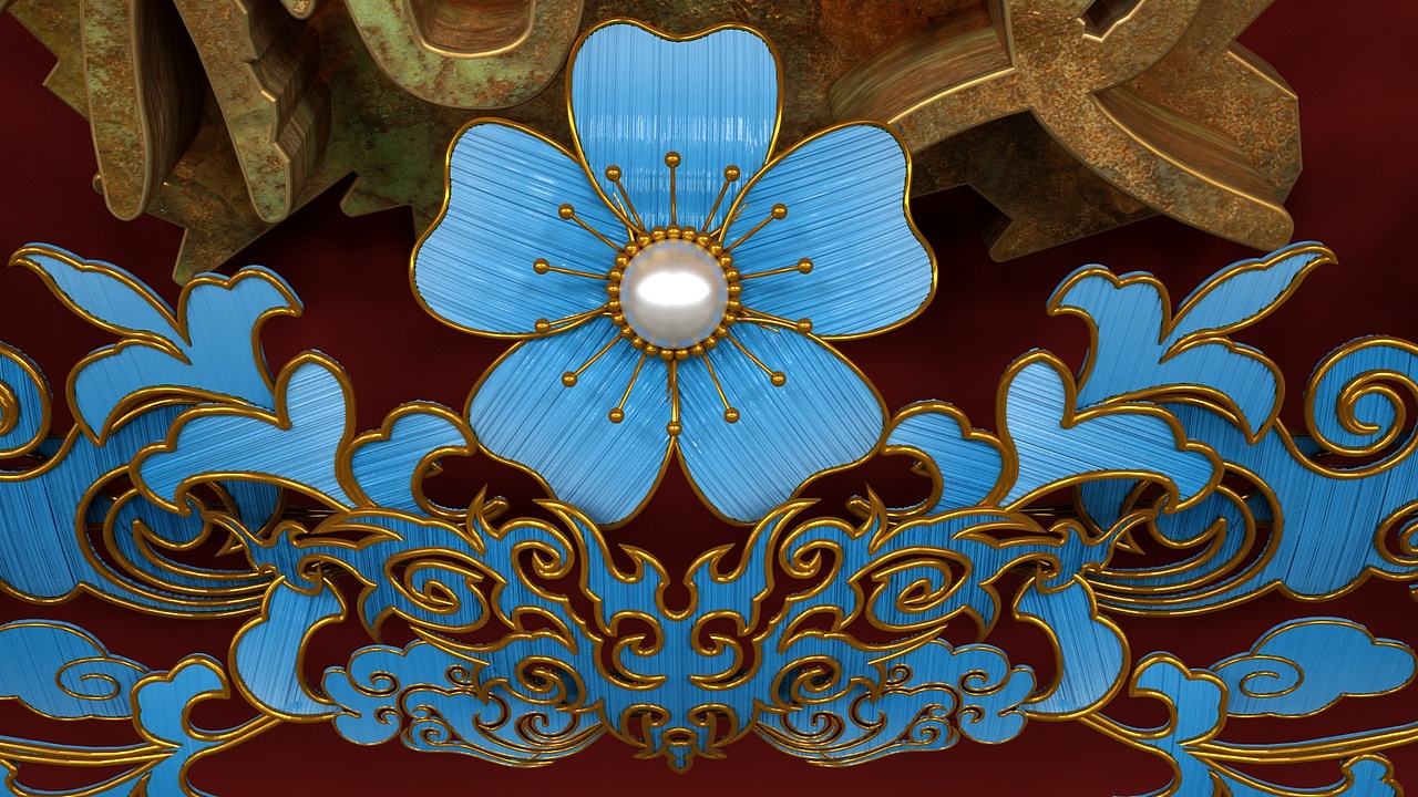 点翠中国风三维板式练习