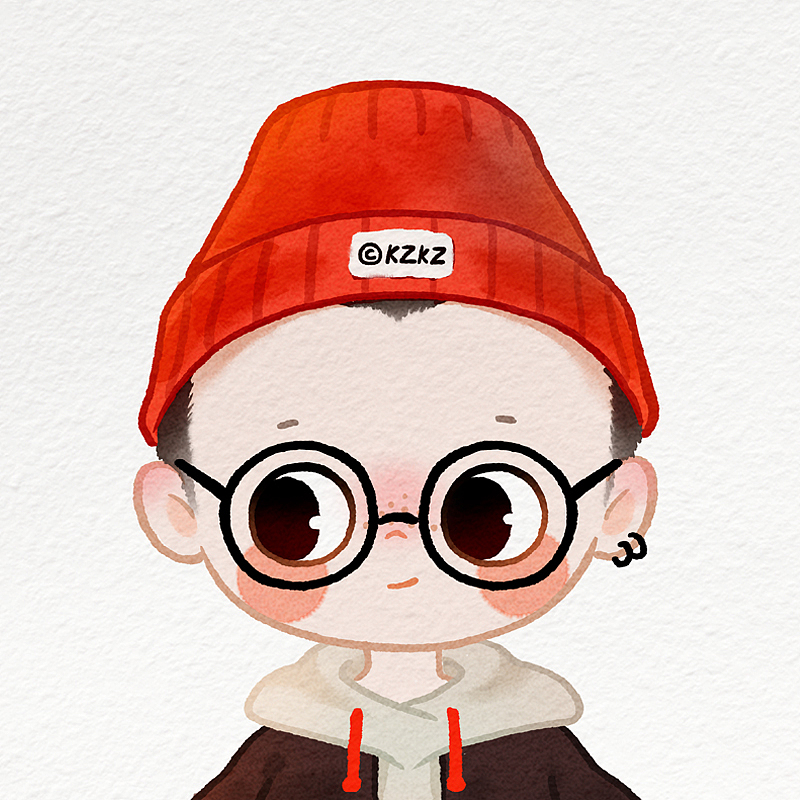 新年鼠年情侣头像插画