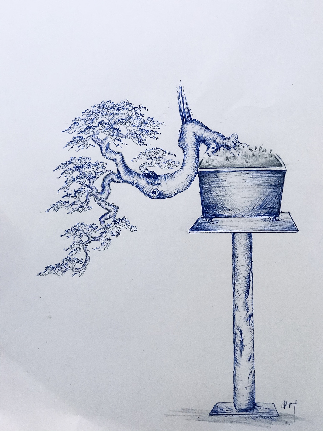 手绘盆景（图ZMjUzMzMyMDU2） - 绘画 - 站酷设计师Z75835907原创素材 - 站酷ZCOOL