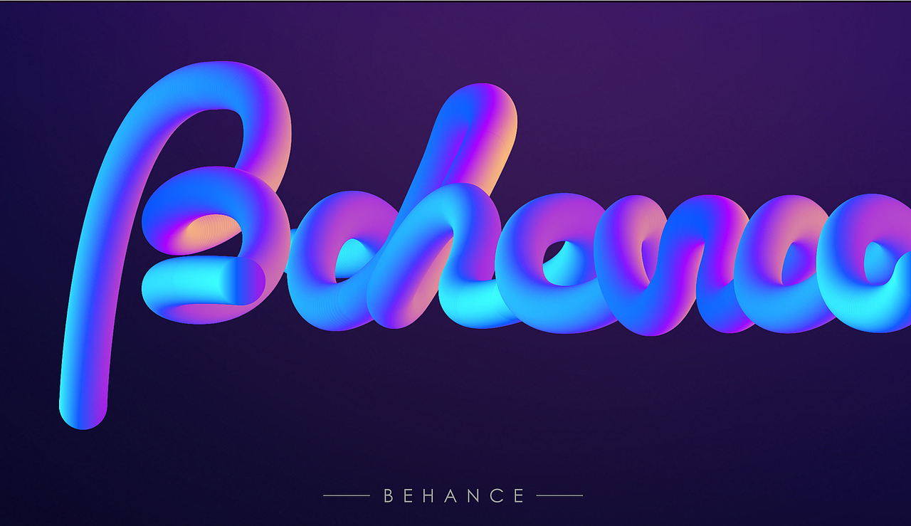 混合效果-立体字练习（图ZNTM5NDk5Mjg=） - 字体/字形 - 站酷设计师FD_Yuet原创素材 - 站酷ZCOOL