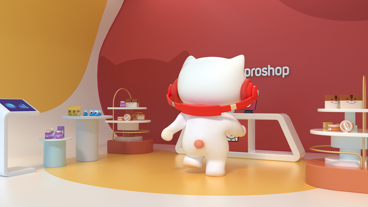 易喵吉祥物动画设计与渲染（图ZMjYzMTk0MTU2） - 动画/影视 - 站酷设计师瑞鹿文化传播原创素材 - 站酷ZCOOL