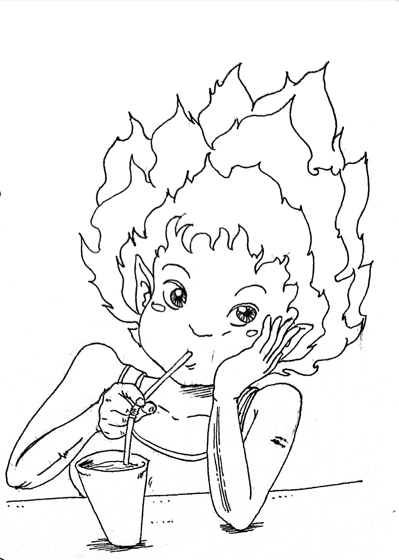 消消火…（图ZMjczMTk5OTAw） - 单幅漫画 - 站酷设计师飞翔在亚德里亚海原创素材 - 站酷ZCOOL