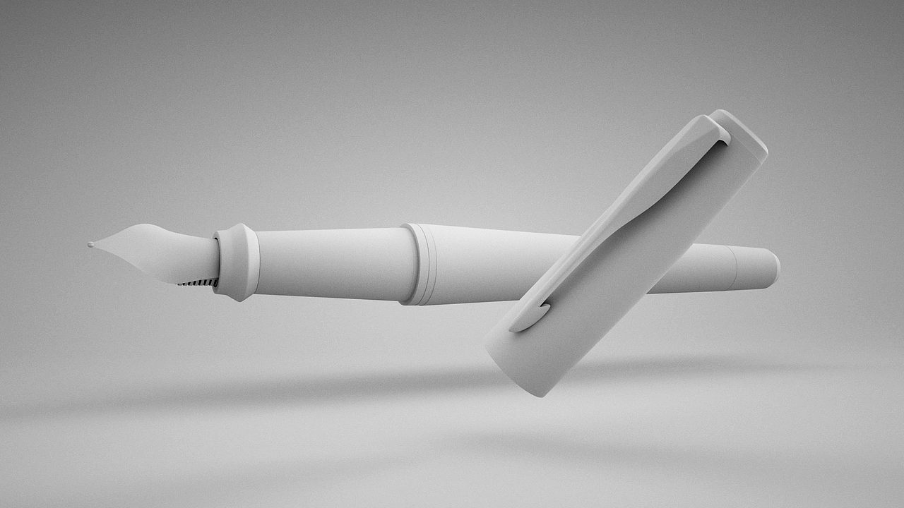 派克卓尔钢笔建模