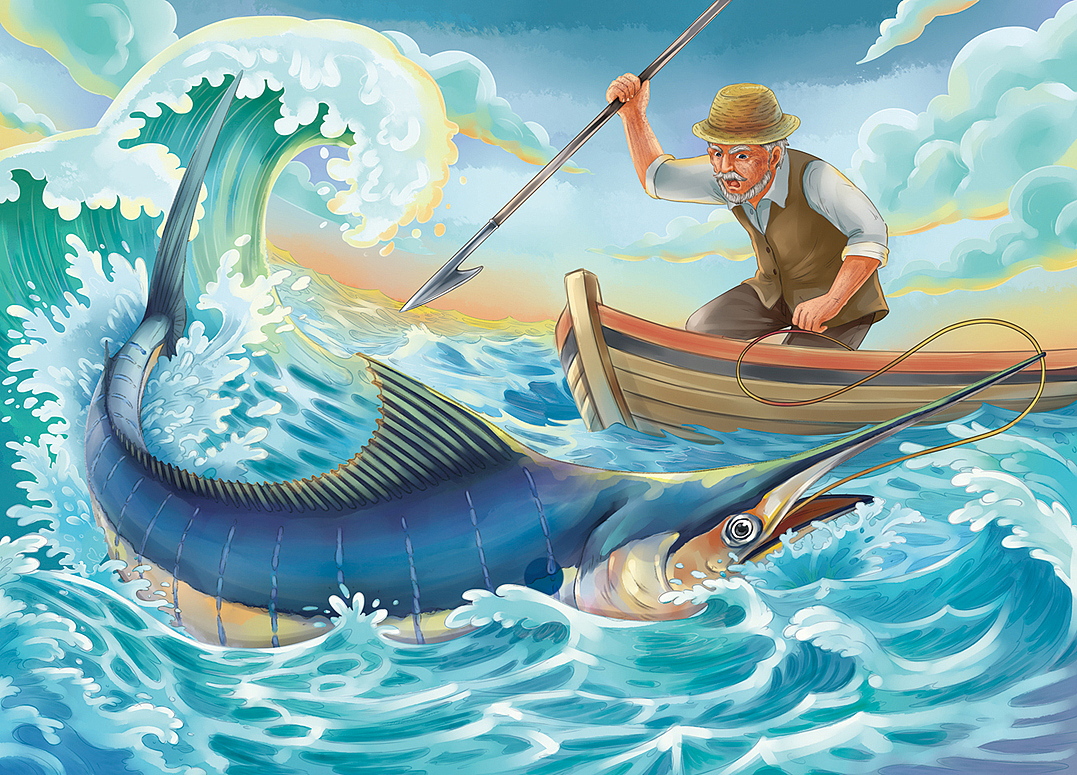 致敬经典老人与海