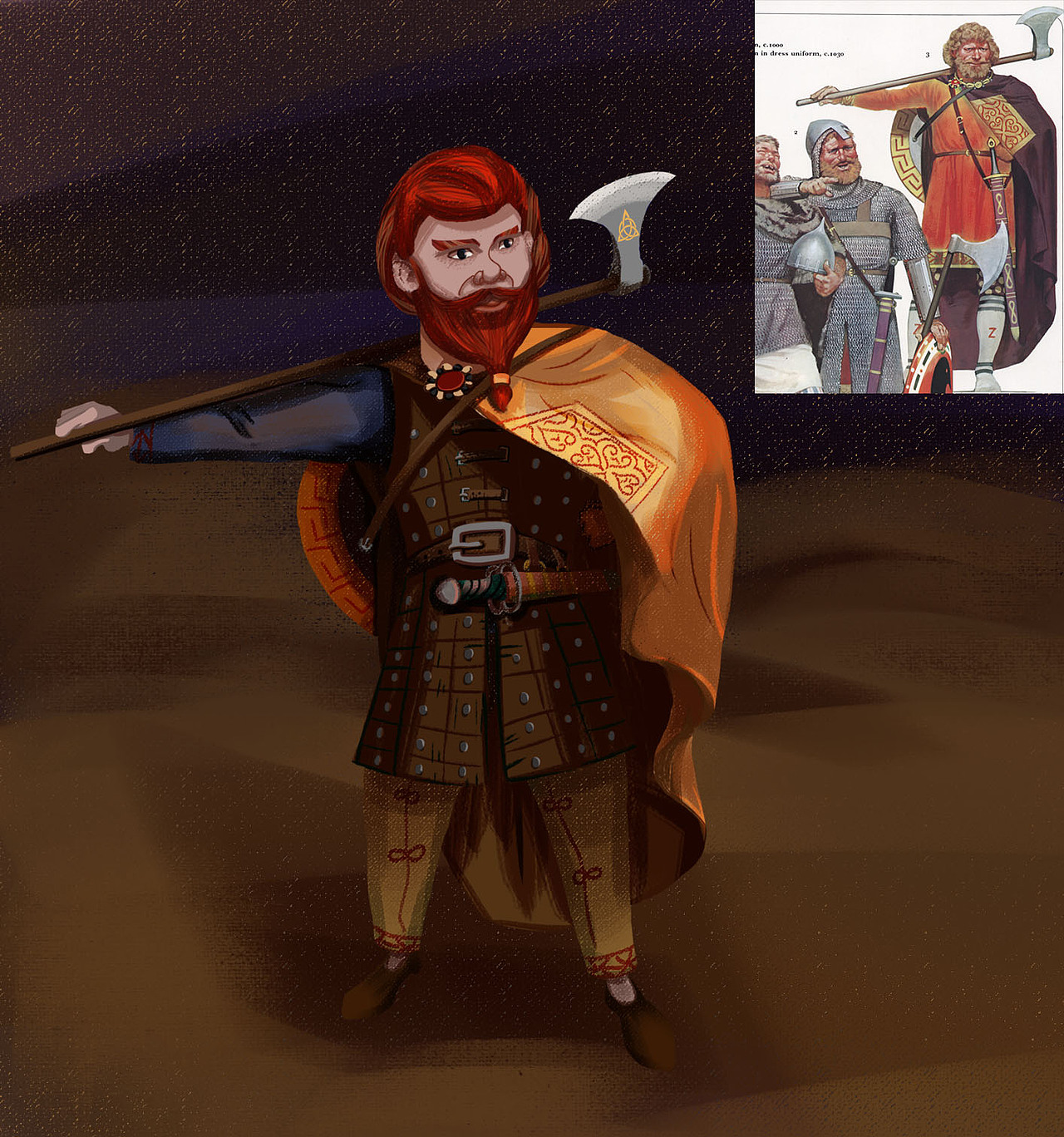 龙与地下城自用角色,矮人战士