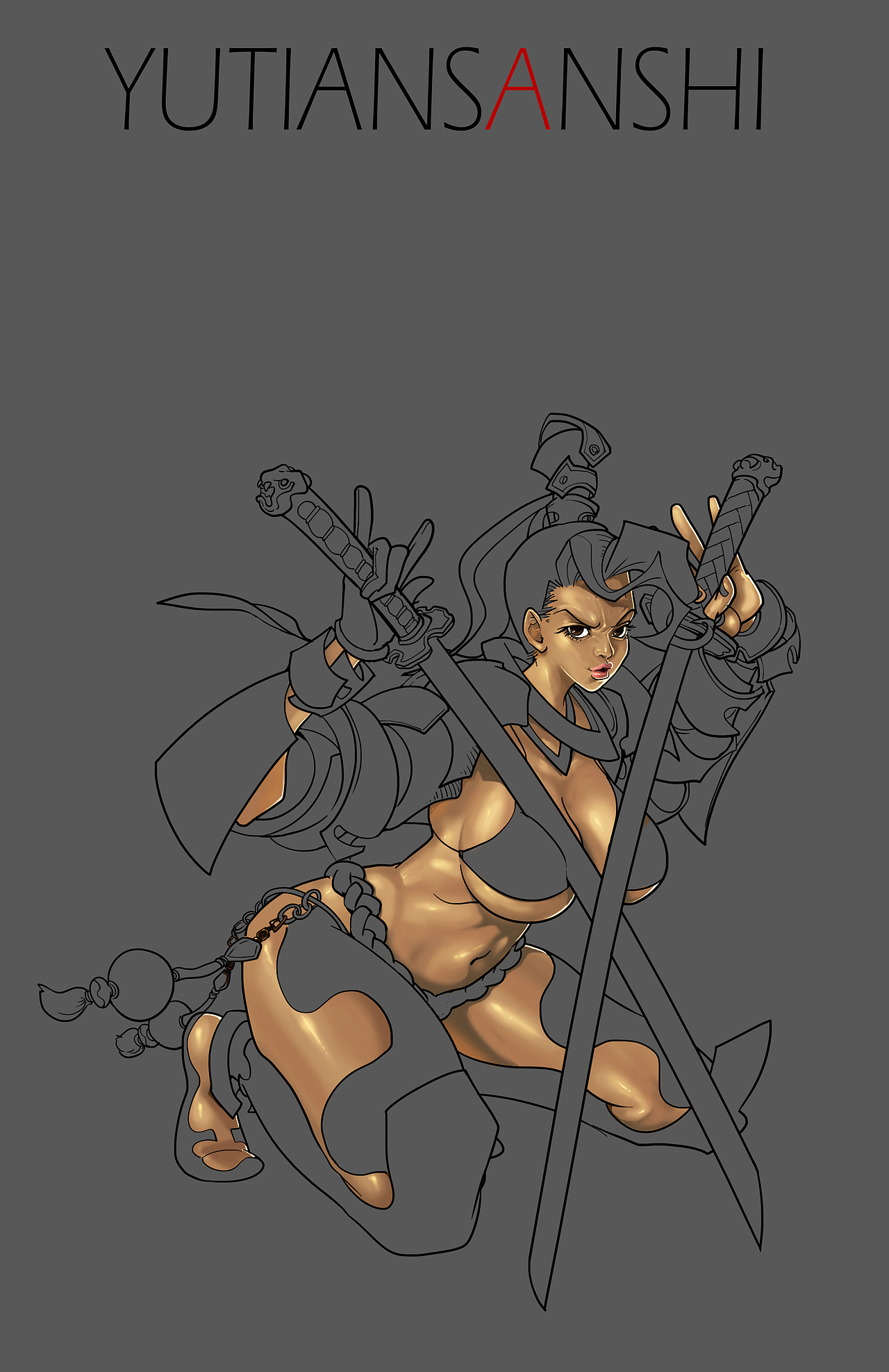 上色步骤（图ZMTAxNzMxODA=） - 创作习作 - 站酷设计师雨田三石原创素材 - 站酷ZCOOL