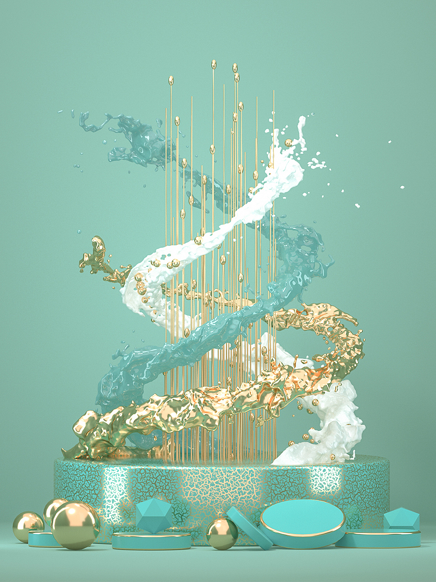 C4D周练（图ZMTUyNzQ1NzE2） - 其他三维 - 站酷设计师艺道品牌设计原创素材 - 站酷ZCOOL