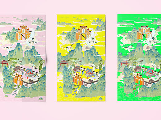 《白帝城》文创设计