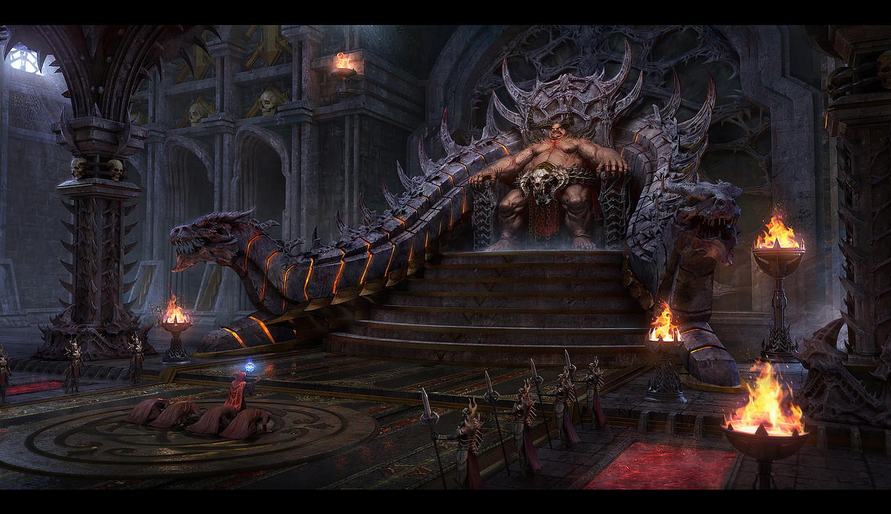 王座（图ZMTgxMDU5NTY4） - 艺术插画 - 站酷设计师LH_01原创素材 - 站酷ZCOOL