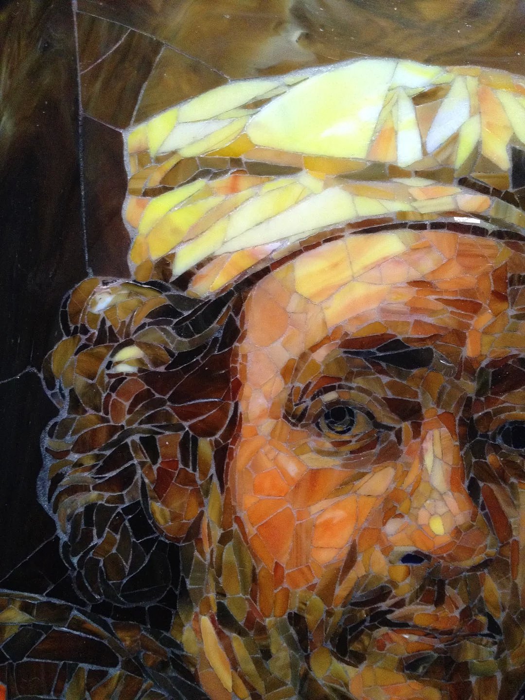 匠心/镶嵌/马赛克镶嵌艺术肖像/伦勃朗